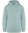 NS404 Native Spirit Kids Hooded Sweatshirt jade green colour image